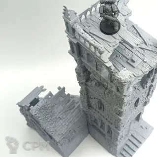 Описание картинки Разрушенная Часовня - Фэнтези Террейн, Shadowfey Ruins от Terrain Print по цене 2 500руб | Свободный Рынок Миниатюр - СРМ