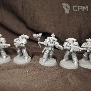 Описание картинки Intercessors_squad Imperial Fists от @Avdohaprint по цене 1 000руб | Свободный Рынок Миниатюр - СРМ