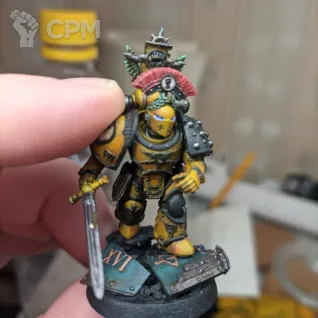 Описание картинки Pretor Imperial Fists от @Avdohaprint по цене 500руб | Свободный Рынок Миниатюр - СРМ