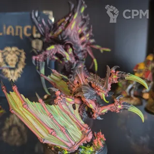 Описание картинки Winged Tyranid Prime от WB studio по цене 1 650руб | Свободный Рынок Миниатюр - СРМ