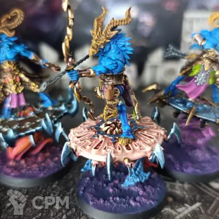 Описание картинки Tzaangor Skyfires (Enlightened) от Nazgul of Mordovia по цене 9 000руб | Свободный Рынок Миниатюр - СРМ