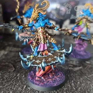 Описание картинки Tzaangor Skyfires + Shaman от Nazgul of Mordovia по цене 12 000руб | Свободный Рынок Миниатюр - СРМ
