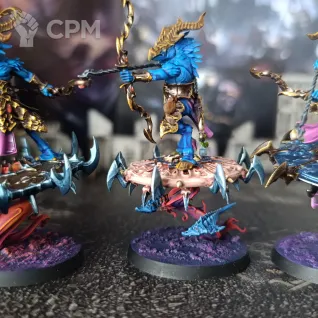 Описание картинки Tzaangor Skyfires + Shaman от Nazgul of Mordovia по цене 12 000руб | Свободный Рынок Миниатюр - СРМ