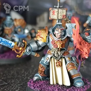 Описание картинки Grey Knights Brotherhood Terminator Squad от Nazgul of Mordovia по цене 10 000руб | Свободный Рынок Миниатюр - СРМ