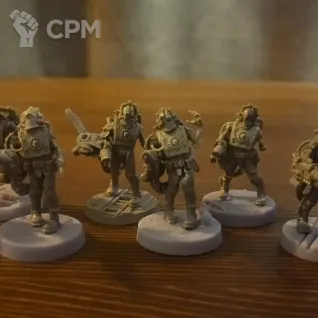 Описание картинки Adsecularis Tech-thralls от  по цене 1 000руб | Свободный Рынок Миниатюр - СРМ