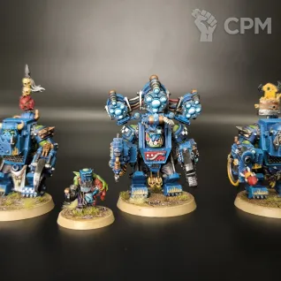 Описание картинки Сборка, покрас, магнетизация миниатюр от Dry Brush Studio по цене 2 500руб | Свободный Рынок Миниатюр - СРМ