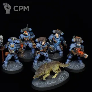 Описание картинки Скауты волков от WarpWanderer по цене 12 000руб | Свободный Рынок Миниатюр - СРМ