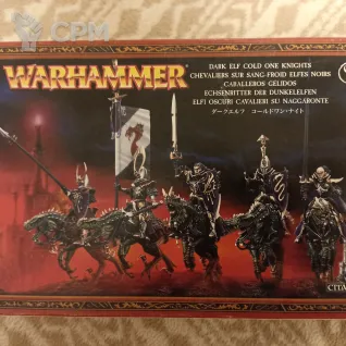 Описание картинки Dark elf cold one knights от Ursus по цене 5 000руб | Свободный Рынок Миниатюр - СРМ