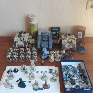 Описание картинки Армия Dark Angels от Семён Сергеевич  по цене 25 000руб | Свободный Рынок Миниатюр - СРМ