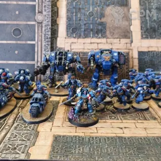 Описание картинки Армия Ultramarines от Paul по цене 24 000руб | Свободный Рынок Миниатюр - СРМ