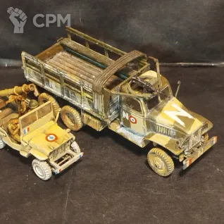 Описание картинки Французский армейский автотранспорт 1/72 от Hanse по цене 1 600руб | Свободный Рынок Миниатюр - СРМ