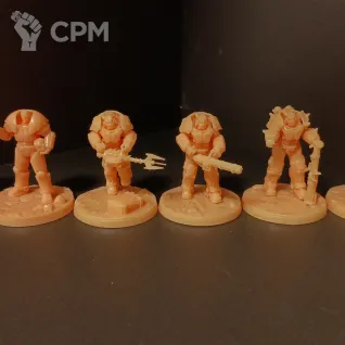 Описание картинки Cиловая броня - Enclave - fallout от gorderig по цене 3 000руб | Свободный Рынок Миниатюр - СРМ