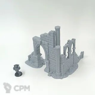 Описание картинки Каменные Фэнтези Руины - комплект из 4 от Terrain Print по цене 2 500руб | Свободный Рынок Миниатюр - СРМ