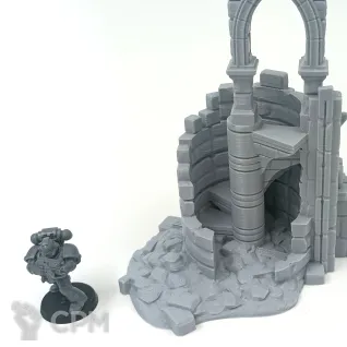 Описание картинки Каменные Фэнтези Руины - комплект из 4 от Terrain Print по цене 2 500руб | Свободный Рынок Миниатюр - СРМ