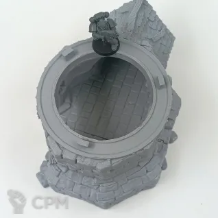 Описание картинки Разрушенная Мельница - Фэнтези Террейн, City of Tarok от Terrain Print по цене 2 800руб | Свободный Рынок Миниатюр - СРМ