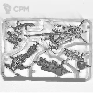 Описание картинки Plague Marine Icon Bearer от Московская Литейка  по цене 600руб | Свободный Рынок Миниатюр - СРМ