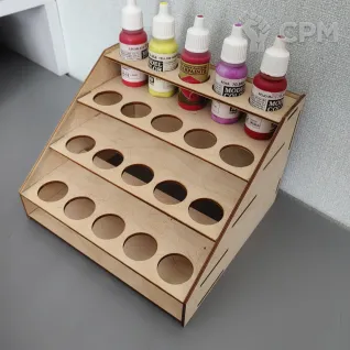 Описание картинки Полка лестница для хранения банок от Sergio по цене 500руб | Свободный Рынок Миниатюр - СРМ