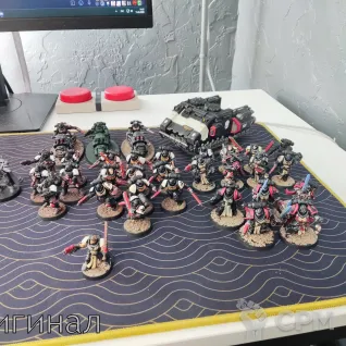 Описание картинки Black Templars army / Армия Черных Храмовников от Жмышарня Shop по цене 37 000руб | Свободный Рынок Миниатюр - СРМ