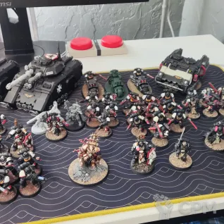 Описание картинки Black Templars army / Армия Черных Храмовников от Жмышарня Shop по цене 37 000руб | Свободный Рынок Миниатюр - СРМ