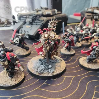 Описание картинки Black Templars army / Армия Черных Храмовников от Жмышарня Shop по цене 45 000руб | Свободный Рынок Миниатюр - СРМ