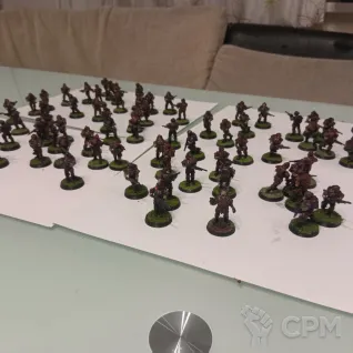 Описание картинки Blood pact гвардеец в маске клоуна от mineralka по цене 2 000руб | Свободный Рынок Миниатюр - СРМ