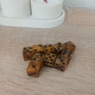 Описание картинки Кубы/Dice 16 мм от Torgovets по цене 400руб | Свободный Рынок Миниатюр - СРМ