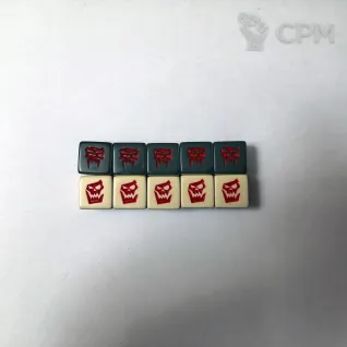 Описание картинки Gork and Mork Dice Set (10 кубов) от Multiplex по цене 4 000руб | Свободный Рынок Миниатюр - СРМ