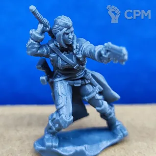 Описание картинки O-12 Torchlight expansion (Ment agent, Vidoq, Jackboot with extra converted HMG arm) от Grag18 по цене 850руб | Свободный Рынок Миниатюр - СРМ