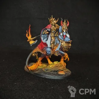 Описание картинки Lord-Vigilant on Gryph-stalker от mantihorus1 по цене 8 000руб | Свободный Рынок Миниатюр - СРМ