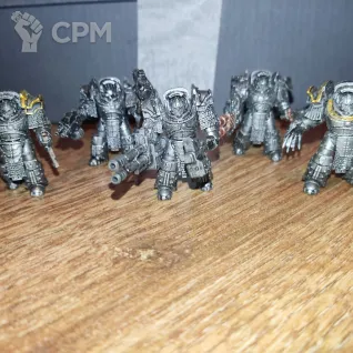 Описание картинки Cataphractii Terminator Squad от Inzer1509 по цене 470руб | Свободный Рынок Миниатюр - СРМ