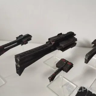 Описание картинки Firestorm Armada Dindrenzi Fleet от Cyber_Capybara по цене 3 000руб | Свободный Рынок Миниатюр - СРМ