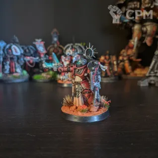 Описание картинки Primaris Lieutenant with Storm Shield от WB studio по цене 2 600руб | Свободный Рынок Миниатюр - СРМ
