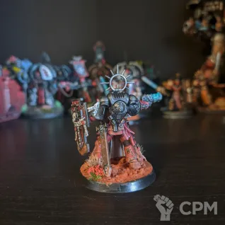 Описание картинки Primaris Lieutenant with Storm Shield от WB studio по цене 2 600руб | Свободный Рынок Миниатюр - СРМ