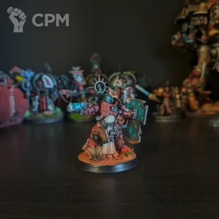 Описание картинки Primaris Lieutenant with Storm Shield от WB studio по цене 2 600руб | Свободный Рынок Миниатюр - СРМ