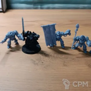 Описание картинки Brother-captain Stern,brotherhood paladin squad от Alexander_Petkov по цене 870руб | Свободный Рынок Миниатюр - СРМ