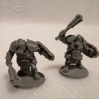 Описание картинки 2 Ogryns/Bullgryns (3d-печать) от ORCHEY по цене 100руб | Свободный Рынок Миниатюр - СРМ