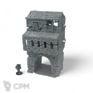 Описание картинки Разрушенные Городские Ворота - Террейн, Shadowfey Ruins от Terrain Print по цене 2 450руб | Свободный Рынок Миниатюр - СРМ