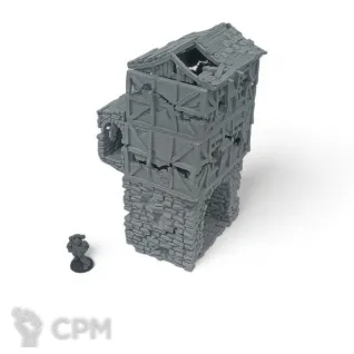 Описание картинки Разрушенные Городские Ворота - Террейн, Shadowfey Ruins от Terrain Print по цене 2 450руб | Свободный Рынок Миниатюр - СРМ