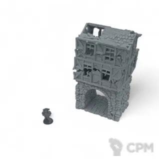 Описание картинки Разрушенные Городские Ворота - Террейн, Shadowfey Ruins от Terrain Print по цене 2 450руб | Свободный Рынок Миниатюр - СРМ