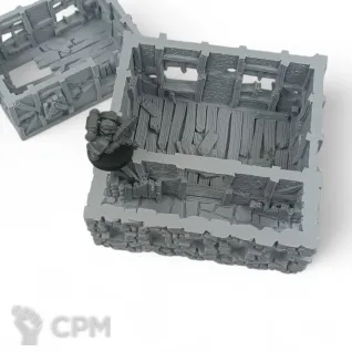 Описание картинки Разрушенные Городские Ворота - Террейн, Shadowfey Ruins от Terrain Print по цене 2 450руб | Свободный Рынок Миниатюр - СРМ