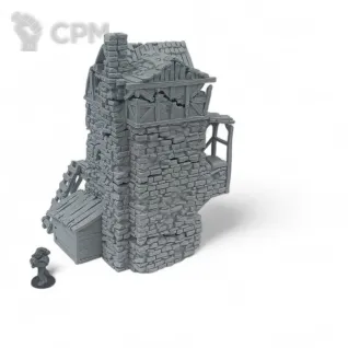 Описание картинки Разрушенная Гильдия - Террейн, Shadowfey Ruins от Terrain Print по цене 3 200руб | Свободный Рынок Миниатюр - СРМ