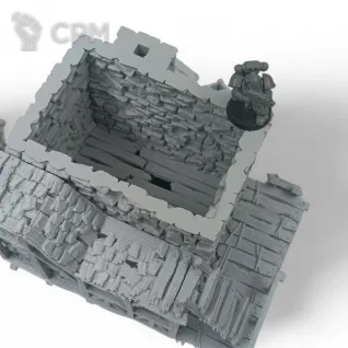 Описание картинки Разрушенная Гильдия - Террейн, Shadowfey Ruins от Terrain Print по цене 3 200руб | Свободный Рынок Миниатюр - СРМ