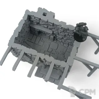 Описание картинки Разрушенная Гильдия - Террейн, Shadowfey Ruins от Terrain Print по цене 3 200руб | Свободный Рынок Миниатюр - СРМ