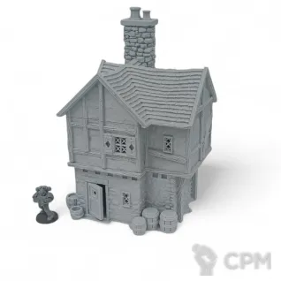 Описание картинки Дом Бриарвуда №1 - Фэнтези Террейн от Terrain Print по цене 1 500руб | Свободный Рынок Миниатюр - СРМ