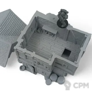 Описание картинки Дом Бриарвуда №1 - Фэнтези Террейн от Terrain Print по цене 1 500руб | Свободный Рынок Миниатюр - СРМ
