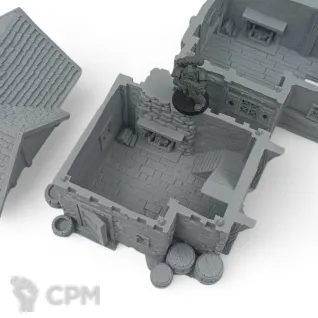 Описание картинки Дом Бриарвуда №1 - Фэнтези Террейн от Terrain Print по цене 1 500руб | Свободный Рынок Миниатюр - СРМ