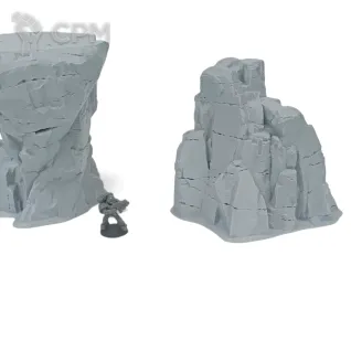 Описание картинки Большие Камни № 2 - Террейн от Terrain Print по цене 2 800руб | Свободный Рынок Миниатюр - СРМ