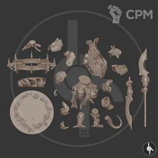Описание картинки Daemon Prince от Три Ди Принт по цене 1 200руб | Свободный Рынок Миниатюр - СРМ