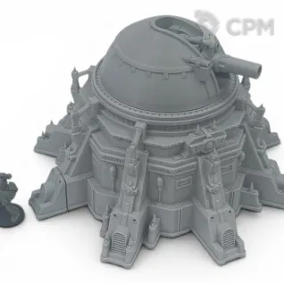 Описание картинки Орудие "Абсолют" - Sci-Fi Террейн от Terrain Print по цене 1 600руб | Свободный Рынок Миниатюр - СРМ