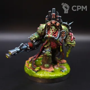 Описание картинки Lord of Virulence Death guard от Fat_Toxic_Alpaca по цене 8 000руб | Свободный Рынок Миниатюр - СРМ